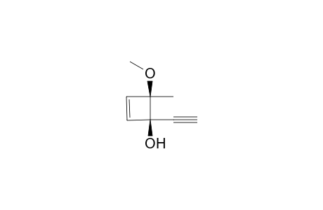 1-Ethynyl-4-methoxy-4-methyl-2-cyclobuten-1-ol