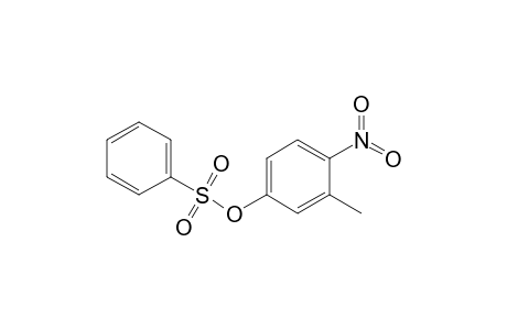 Phenol, 3-methyl-4-nitro-, benzenesulfonate (ester)