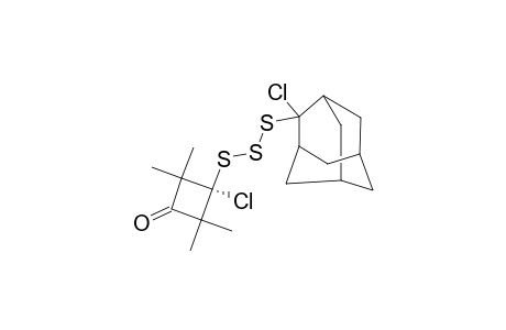 (2-CHLOROADAMANTAN-2-YL)-(1-CHLORO-2,2,4,4-TETRAMETHYL-3-OXOCYCLOBUTAN-1-YL)-TRISULFIDE