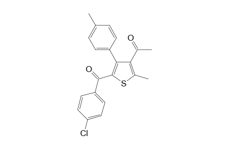 3-Acetyl-5-(4-chlorobenzoyl)-2-methyl-4-(4-methylphenyl)thiophene