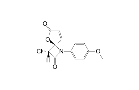 3-CHLORO-1-PARA-METHOXYPHENYL-5-OXA-1-AZASPIRO-[3,4]-OCT-7-EN-2,6-DIONE