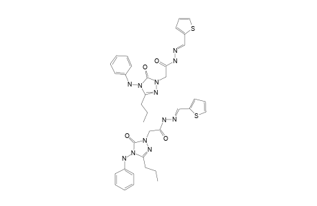 5-OXO-3-N-PROPYL-4-PHENYLAMINO-4,5-DIHYDRO-[1,2,4]-TRIAZOL-1-YL-ACETIC-ACID-THIOPHENE-2-YL-METHYLENEHYDRAZIDE