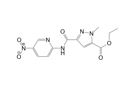 ethyl 1-methyl-3-{[(5-nitro-2-pyridinyl)amino]carbonyl}-1H-pyrazole-5-carboxylate