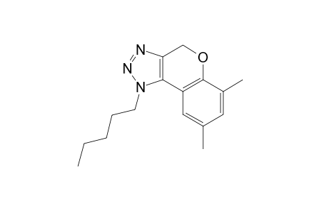 6,8-Dimethyl-1-n-pentyl-1,4-dihydrochromeno[4,3-d]-1,2,3-triazole