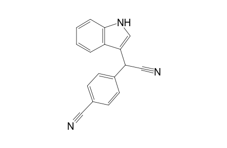 4-(Cyano(1H-indol-3-yl)methyl)benzonitrile