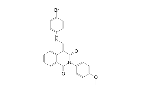 1,3(2H,4H)-isoquinolinedione, 4-[[(4-bromophenyl)amino]methylene]-2-(4-methoxyphenyl)-, (4E)-