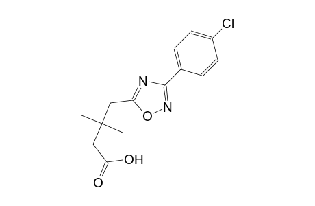 1,2,4-oxadiazole-5-butanoic acid, 3-(4-chlorophenyl)-beta,beta-dimethyl-