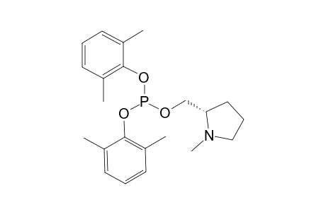 Bis(2,6-dimethylphenyl) [(2S)-1-Methylpyrrolidin-2-yl]methyl Phosphite