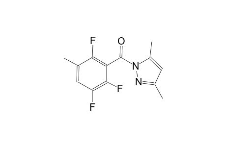 3,5-dimethyl-1-(2,3,6-trifluoro-5-methylbenzoyl)-1H-pyrazole