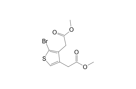 2-Bromo-3,4-bis[(methoxycarbonyl)methyl]thiophene