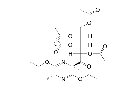 (3S,6S)-3-(2,3,4,5-TETRA-O-ACETYL-L-ARABINOYL)-3,6-DIHYDRO-3,6-DIMETHYL-2,5-DIETHOXYPYRAZINE