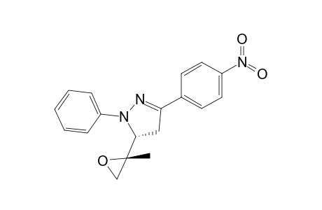 (R)-5-((R)-2-Methyloxiran-2-yl)-1-phenyl-3-(4-nitrophenyl)-4,5-dihydro-1H-pyrazole
