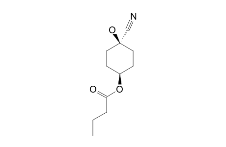 CIS-4-BUTANOYLOXYCYCLOHEXANONE-CYANOHYDRIN