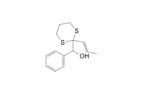 1,3-Dithiane-2-methanol, .alpha.-phenyl-2-(1-propenyl)-, (E)-