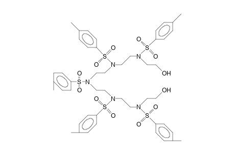 Pentakis(4-tolyl-sulfonyl)-3,6,9,12,15-pentaaza-heptadecane-1,17-diol