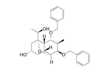 (+)-(1R,1'R,3S,5S,7R,8S,9R,10R,11R)-9,11-Dibenzyloxy-3-(1'-hydroxyethyl)-10-methyl-2-oxatricyclo[5.4.0.0(3,8)]undecan-5-ol