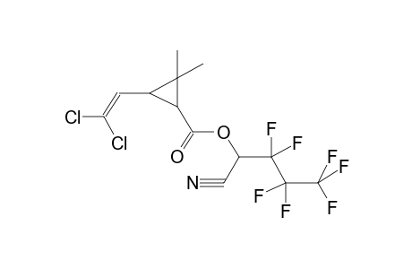 PERMETRINIC ACID, 2-CYANO-2-HYDROPERFLUOROBUTYL ESTER