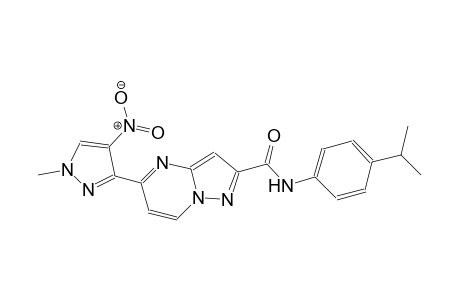 N-(4-isopropylphenyl)-5-(1-methyl-4-nitro-1H-pyrazol-3-yl)pyrazolo[1,5-a]pyrimidine-2-carboxamide