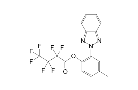 2-(2-Hydroxy-5-methylphenyl)benzotriazole, o-heptafluorobutyryl