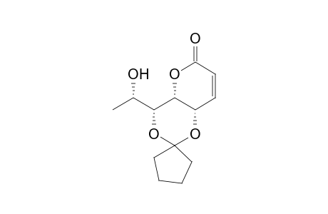 4,6-O-Cyclopentylidene-2,3,8-trideoxy-L-ido-oct-2-enono-.delta.lactone