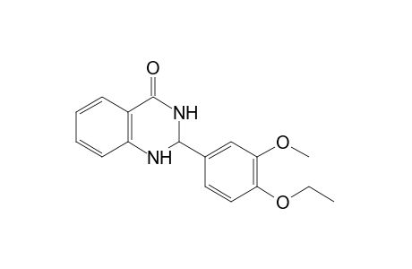 2,3-dihydro-2-(4-ethoxy-3-methoxyphenyl)-4(1H)-quinazolinone