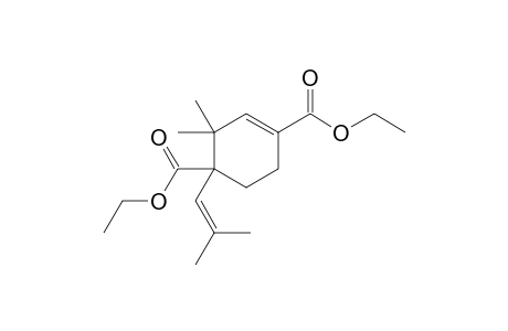 3,3-Dimethyl-4-(2-methylprop-1-enyl)cyclohexene-1,4-dicarboxylic acid diethyl ester