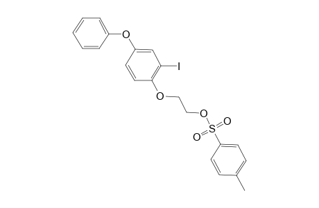 2-(2-iodanyl-4-phenoxy-phenoxy)ethyl 4-methylbenzenesulfonate