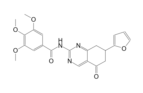 N-[7-(2-furyl)-5-oxo-5,6,7,8-tetrahydro-2-quinazolinyl]-3,4,5-trimethoxybenzamide