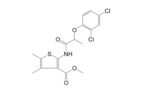 3-thiophenecarboxylic acid, 2-[[2-(2,4-dichlorophenoxy)-1-oxopropyl]amino]-4,5-dimethyl-, methyl ester