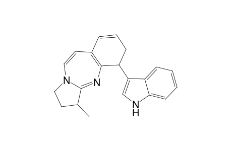 1H-Pyrrolo[2,1-b][1,3]benzodiazepine, 2,3,5,6-tetrahydro-5-(1H-indol-3-yl)-3-methyl-