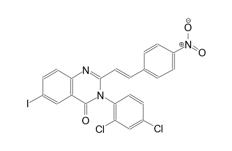 3-(2,4-dichlorophenyl)-6-iodo-2-[(E)-2-(4-nitrophenyl)ethenyl]-4(3H)-quinazolinone