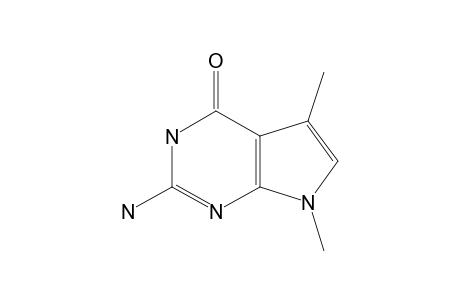 2-AMINO-5,7-DIMETHYL-PYRROLO-[2,3-D]-PYRIMIDIN-4-ONE