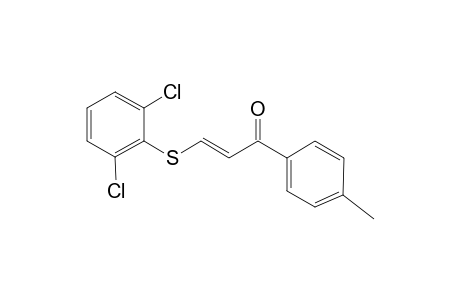 (2E)-3-[(2,6-Dichlorophenyl)sulfanyl]-1-(4-methylphenyl)-2-propen-1-one