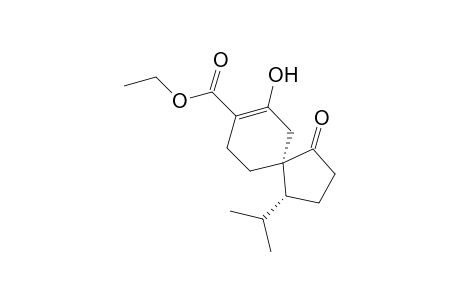 (1R,5S)-Ethyl 7-Hydroxy-1-isopropyl-4-oxospiro[4.5]dec-7-ene-8-carboxylate