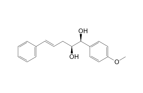 (E,1S,2S)-1,2-Dihydroxy-1-(4-methoxyphenyl)-5-phenylpent-4-ene