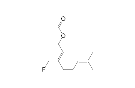 (Z)-3-(Fluoromethyl)-7-methylocta-2,6-dien-yl acetate
