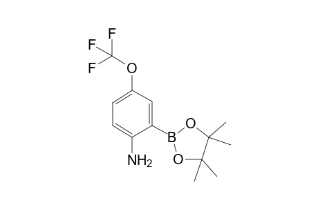 2-(4,4,5,5-tetramethyl-1,3,2-dioxaborolan-2-yl)-4-(trifluoromethoxy)aniline