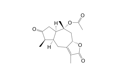 10.alpha.-Acetoxy-3-oxo-1,5.alpha.H,8.beta.H-guai-7(11)-en-8,12-olide