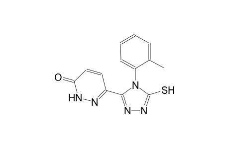 6-[4-(2-methylphenyl)-5-sulfanyl-4H-1,2,4-triazol-3-yl]-3(2H)-pyridazinone