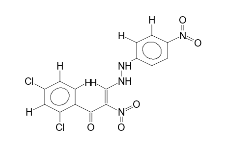 1-[2-(4-NITROPHENYL)HYDRAZINO]-2-NITRO-3-(2,4-DICHLOROPHENYL)-3-OXOPROPENE