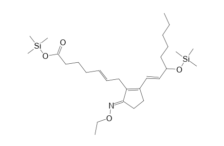 Prosta-5,8(12),13-trien-1-oic acid, 9-(ethoxyimino)-15-[(trimethylsilyl)oxy]-, trimethylsilyl ester, (5Z,13E,15S)-