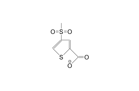 4-Methylsulfonyl-thiophene-2-carboxylic acid, anion