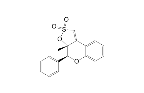 (3aR,4S)-3a-methyl-4-phenyl-4H-oxathiolo[5,4-c]chromene 2,2-dioxide