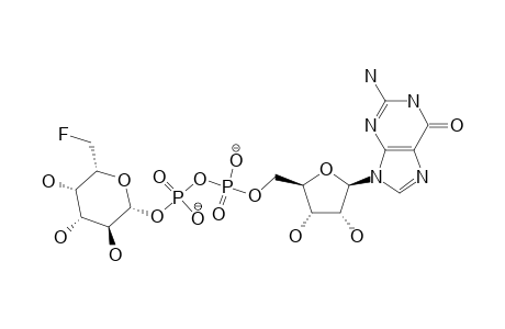 GUANOSINE-5'-DIPHOSPHO-6-FLUORO-BETA-L-FUCOPYRANOSIDE