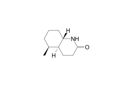 2(1H)-Quinolinone, octahydro-5-methyl-, (4a.alpha.,5.beta.,8a.beta.)-(.+-.)-