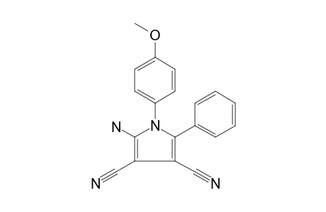 2-Amino-1-(4-methoxyphenyl)-5-phenyl-1H-pyrrole-3.4-dicarbonitrile