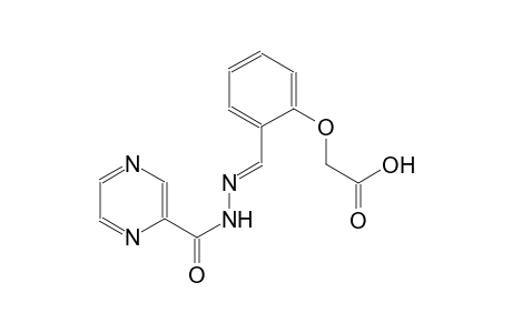 (2-{(E)-[(2-pyrazinylcarbonyl)hydrazono]methyl}phenoxy)acetic acid