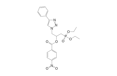 1-(DIETHOXYPHOSPHORYL)-3-(4-PHENYL-1H-1,2,3-TRIAZOL-1-YL)-PROPAN-2-YL-4-NITROBENZOATE