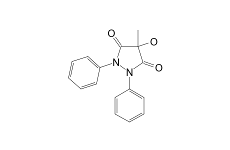 4-HYDROXY-4-METHYL-1,2-DIPHENYLPYRAZOLIDINE-3,5-DIONE