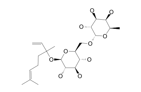 3(S)-LINALOOL-O-B-D-(6'-O-B-L-FUCOPYRANOSYL) GLUCOPYRANOSIDE
